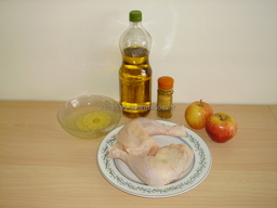 ingr�dients pour Cuisses de poulet au curry