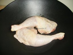 illustration 1 pour Cuisses de poulet fa�on tajine