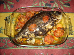 Dorade aux petits l�gumes