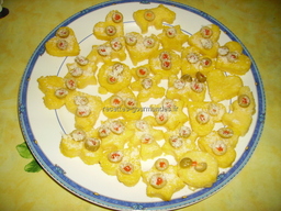 Mise en bouche � la polenta