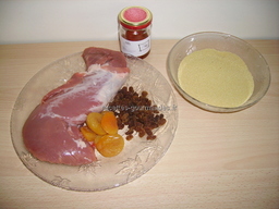 ingr�dients pour R�ti de porc au couscous
