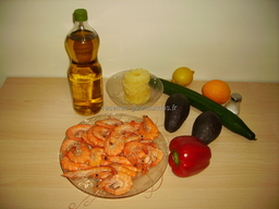 ingr�dients pour Salade tropicale