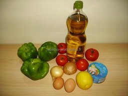 ingr�dients pour Salade tunisienne