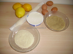 ingrédients pour Tarte au citron et mascarpone