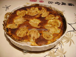 Tarte aux poires et au chocolat