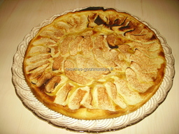 Tarte aux pommes et à la cannelle