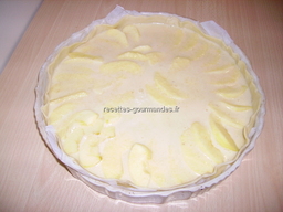 illustration 2 pour Tarte aux pommes et aux amandes