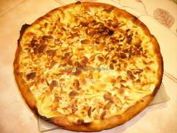 Tarte aux pommes et aux amandes