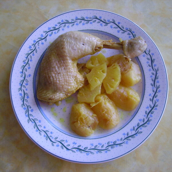 Cuisses de poulet au curry