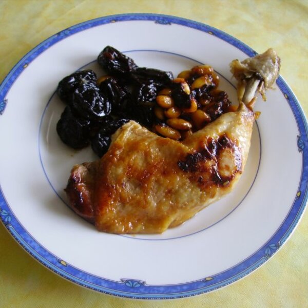 Cuisses de poulet façon tajine